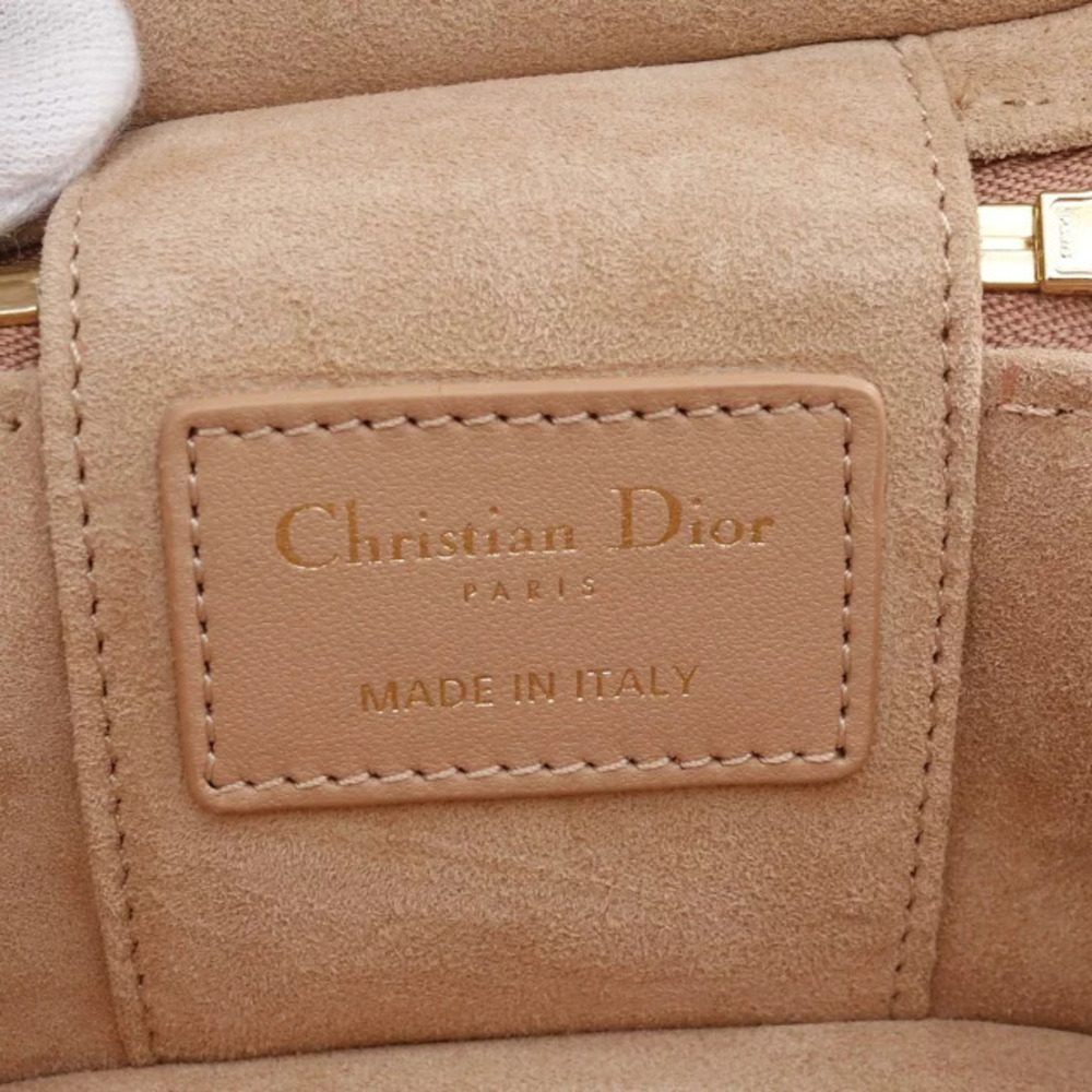 Dior Leather Pink Lady Handbag Cannage Vanity - Picture 4 of 7